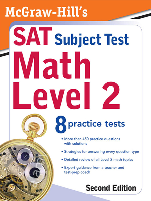 Title details for McGraw-Hill's SAT Subject Test by John J. Diehl - Wait list